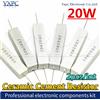 FSXSEMI 2 pz. Resistori in Cemento Ceramico da 20W 5% 0.1R 0.2 0.25 0.5 1 2 3 4.7 10 20 50 100 Ohm 3R 12R 27R 100R 180R 220R 1K 2.2K 4.7K 8.2K 10K
