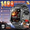 GUHUAVMI Nuovo Smartwatch da Uomo 2026 con Batteria Integrata da 1400mAh, GPS per Esterni, Schermo AMOLED da 2.01'', Impermeabile 10ATM, Chiamate BT