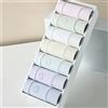 ZJX Set di 7 Mutandine in Cotone per Donna, Biancheria Intima Sexy, Slip Morbidi e Traspiranti a Vita Bassa