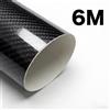 NONE Pellicola in Fibra di Carbonio per Carrozzeria Auto, Rivestimento Vinilico Opaco, Adesivo Nero Lucido 3D 4D 5D 6D, Decorazione e Copertura per Auto