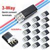 NONE Connettore Elettrico Impermeabile 1/2/3 Pin per Automobili - Striscia di Terminali Sigillata e Anti Polvere Connessione Cavo Elettrico AutoConnettore 1 Pin Auto Terminale 2 Pin Impermeabile Connettore
