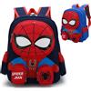 Bandai Zaini Kawaii di Spiderman, Borsa Scolastica Supereroi, Zaino 3D Stereo per Asilo, Borsa da Viaggio per Bambini, Regalo