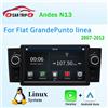 NONE Lettore multimediale per auto con sistema Linux da 7'' per Fiat Linea Grande Punto 2007-2012 con CarPlay Android Auto Audio Touch Screen GPS Nav