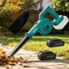 NONE Soffiatore Cordless Semplificato, Alimentato a Batteria al Litio 18V, 2 Batterie Incluse, Soffiatore Compatto a Ugello Singolo per Uso Quotidiano Domestico ed Esterno
