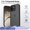 TCKLLD Custodia Opaca Traslucida per OnePlus 15T Effetto Pelle 2-in-1 con Bordo in Silicone Rigido Antiurto e Protezione Precisa per Fotocamera