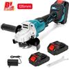 NONE Lucidatrice Angolare Elettrica Brushless a Litio da 125MM, Ricaricabile, ad Alta Potenza, Utensile per Taglio