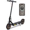 IWAFO Monopattino Elettrico TWOFISH V1 MAX - Motore 400W, Batteria 36V 10.4Ah, Pneumatici da 10 Pollici, Velocità Massima 32 km/h, Autonomia 25 km, Freno a Disco Posteriore, E-Scooter per Adulti
