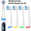 NONE Testine di ricambio rotanti compatibili con lo spazzolino elettrico Oral B iO serie 2/3/4/5/6/7/7G/8/9/10 (4/8/12 pezzi)