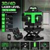 Livella Laser 4D a 16 Linee 360° ° Livella Laser Autolivellante Ricaricabile USB, Strumento di Livellamento Verticale e Orizzontale con Laser Verde