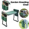 NONE Sgabello da Giardino Pieghevole con Cuscino per le Ginocchia, Dotato di Cuscino Ispessito, Sgabello da Giardinaggio Pieghevole Resistente e Panca da Giardinaggio per Ginocchia