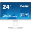 iiyama XUB2497HSN-W2 Monitor FHD IPS 24 Pollici Bianco 1920X1080 300CD Dock USB-C