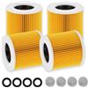 KORVORIA 4 Filtro a Cartuccia, Filtro Aspirapolvere Karcher, Ricambio 6.414-552.0