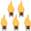 KAQNTUD 5Pcs LED Filamento 1800K Diodo Decorazione Del Partito Lampadina A Forma di Fiamma LED Filamento Lampadina Luce Facile da Usare Lampeggiante Luci