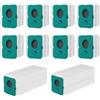 FiTspi 10 sacchetti per aspirapolvere Samsung su misura VCA-ADB95, kit di sacchetti per aspirapolvere senza fili, sacchetti di ricambio per aspirapolvere ad alta capacità, per VS20A95823W / VS20A95943N/WA /