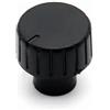 ezqnirk 10pcs 14x14,5mm Interruttore In Plastica Manopola Potenziometro Amplificatore Di Potenza Volume REGOLAZIONE MOTO Adatto Per Albero Di Fiori 6 Mm,black