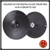 ROLAND VH-14D DIGITAL HI-HAT DRUM PAD 14 IN V-DRUM TD 50X NUOVO Giappone