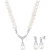 Elli Women's Jewellery Set Pearl with Crystal