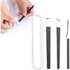 Clyhon Bisturi per Pedicure, Set Pedicure Professionale in Acciaio Inox da 3 Pezzi, Kit di Coltelli per Pedicure con Custodia, Pedicure Attrezzi per Rimuovere l Calli di Pelle Morta, Dura
