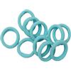 osiuujkw 20 Pezzi Fascia per Capelli Senza Cuciture Elevata Elasticità Ornamenti in Stile Preppy Accessori Decorativi per Scrunchie Porta Coda di Cavallo, Azzurro