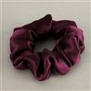 Waterlily Elastico per capelli in 100% seta di gelso, 22 momme, per donne e ragazze, morbido, naturale, grande, colore: bordeaux