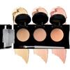 Dermaflage, correttore in crema a copertura completa, palette 3 in 1, correttore professionale, 3 colori + pennello, 6,9 g