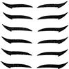 DAN&DRE 6 Paia di Adesivi per Eyeliner, Adesivi Riutilizzabili per il Trucco delle Palpebre con Adesivo per Look Cat Eye, Varie Forme di Occhi (nera)