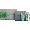 Roberto Cavalli Just Cavalli Give Me Magic Set Regalo Uomo, Eau de Toilette 90 ml, Gel Doccia 100 ml, Travel Spray 15 ml, con Borsello, Fragranza Legnosa Speziata