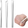 GGUFAY Set di coltelli da pedicure professionali, coltello da pedicure, coltello da pedicure, coltello per seccatoio piede in acciaio, kit per calli ai piedi, lama piedi per pedicure