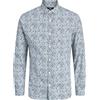 JACK & JONES Jprblablackpool Stretch AOP LS Shirt SN, Goblin Blu, XS
