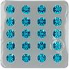 FunCakes Commestibili Jelly Diamonds Sky Blue: Pronti all'uso per la decorazione di torte, perfetti per torte eleganti di compleanno e di nozze, cupcake e altro, Set/20
