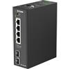D-Link DIS-210G-06PP Switch Industriale Gigabit Smart Managed PoE+, 4 Porte 1G PoE+, 2 SFP, 120W, Montaggio su guida DIN, IP40, ERPS, Doppia Alimentazione DC, -40 a 75°C