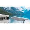 D-Home Pro Mobile PM2 Antenna TV per Caravana, con amplificatore 20dB. Antenna TV Caravan e Veicoli per il tempo libero. Installazione facile/chiavi in Mano - Alimentazione 12 o 24 Vdc o Settore 230Vac