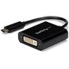 StarTech.com Adattatore USB C a DVI, 1920x1200, Convertitore video USB tipo C per display, monitor e proiettori DVI D, Nero, Versione aggiornata di CDP2DVIEC (CDP2DVI)