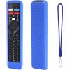 Generic Custodia protettiva per telecomandi Philips RF-402A NH800UP con struttura antiscivolo (blu)