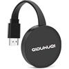 QIDUHUQI 4K Wireless HDMI dongle,2.4GHz Miracast HDMI Dongle,Compatible Android/iOS/i-Phone/i-Pad/Support Miracast,DLNA, Airplay-12.11-4