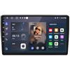 XIUNYIE Car Radio per Audi A4 B6 B7 S4 RS4 2000-2009 Android 15 9 Pollici Touch Screen con Bt Fm Wifi Dual Usb Per, 4 Core 4G+64G
