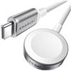 Amasuki Cavo di ricarica per Apple Watch da 5 W, USB C, ricarica rapida, magnetico, portatile, compatibile con iWatch Ultra 3/2 Series 11/10/9/8/7, accessorio Apple Watch - 3,3 FT