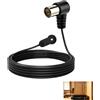 Pawubai Antenna radio FM per interni, antenna FM dipolo 75 Ohm per impianto stereo, sintonizzatore HiFi, amplificatore e ricevitore, antenna FM, cavo flessibile, plug and play, migliore ricezione radio