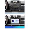 XIUNYIE Car Radio per Smart Fortwo 451 2005-2010 Android 15 9 Pollici Touch Screen con Bt Fm Wifi Dual Usb Per, 8 Core 6G+128G