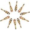 HEMOTON 5paia Connettori Banana Placcati Spinotti Per Casse Acustiche Per Audio Surround Ottimale Per Altoparlanti
