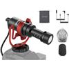 NEEWER Microfono Vlog Plug e Play, Mini Mic Supercardioide 20-20kHz con TRS 3,5mm, Cavo USB C OTG, Supporto Antiurto, Antivento Compatibile con iPhone 16 15 Samsung S24 Android Tablet Mac Camera, VM10
