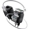 havit Caricatore USB-C da 35 W, con cavo retrattile, 4 porte, GaN, con cavo di ricarica per Apple Watch serie Ultra/10/9/SE, iPhone 16/15, iPad, tablet, Galaxy S-A (65 Watt)