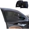 OUTTDID Tendine Parasole Auto 2 Pezzi, Tende Oscuranti Vetri Auto Accessori Block Raggi UV Anti-Zanzara, Protegge Bambini e Animali Domestici, Universali Finestrini Laterali Anteriori