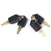 BAQI 4pcs Chiavi di avviamento dell'accensione apripista del caricatore dell'escavatore del caricatore dell'attrezzatura pesante di 5P8500 per Caterpillar (CAT)