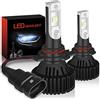 KATUR 9012 HIR2 LED Fari Lampadine Super Bright CREE Chips 16000LM Kit di conversione del Faro all-in-One LED Completo 60W 6500K Xenon White - 3 Anni di Garanzia