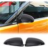 JONKOKO Copri specchietti in fibra di carbonio, compatibili con Benz Smart 451 2009-2015, copertura protettiva per specchietto retrovisore laterale porta esterna auto, copri specchietti laterali, accessori