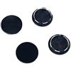 Gaohou® 4 x nero Racing Car Wheel Center Hub Caps Covers set no logo universale 50 mm