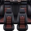 Generico Coprisedili Auto per Hyundai Tucson 2014-2019, Copri Sedile Auto,Coprisedili Auto Universale, Design a Copertura Totale, in Pelle PU, Compatibili con Airbag