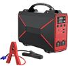 Electron Avviatore di emergenza, Jump starter, per batterie 12V 24V, potenza 155Wh, corrente di spunto 8000A, powerbank e torcia integrata, QDSP, per batteria auto, moto, camper, camion, furgone
