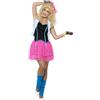 SMIFFYS Costume Ragazza selvaggia anni '80, rosa, con vestito, giacca corta e copricapo Halloween